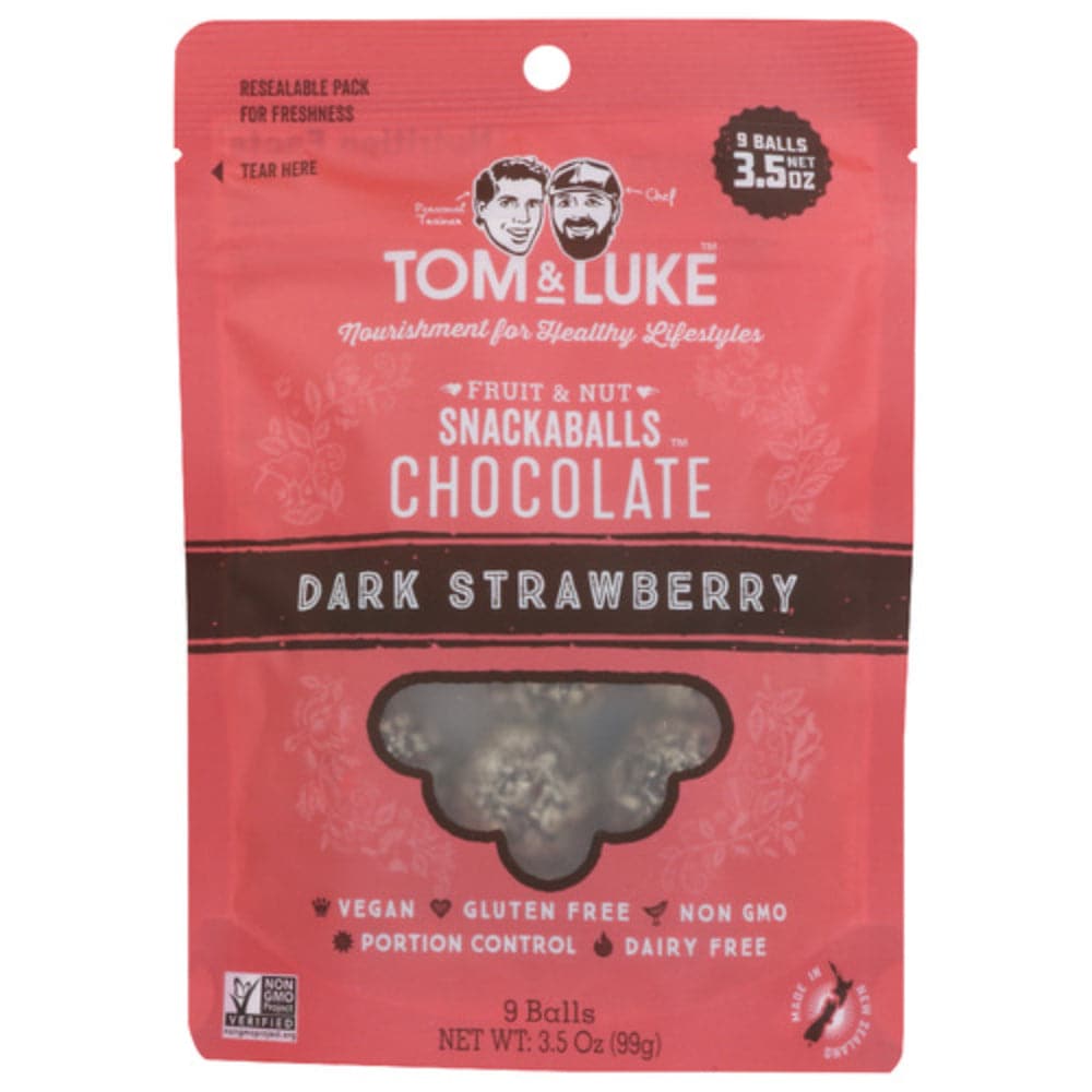 Tom & Luke - Dark Strawberry Chocolate Snackaballs