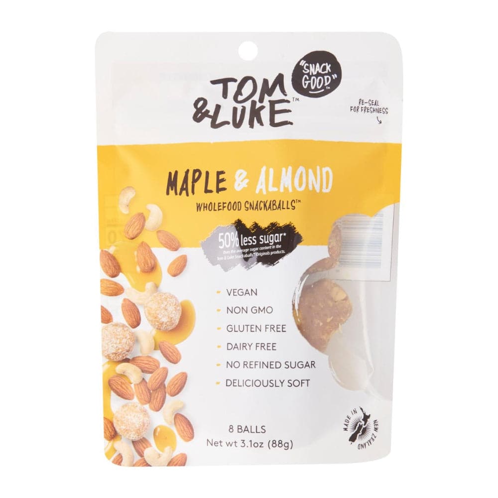 Tom & Luke - Maple & Almond Wholefood Snackaballs