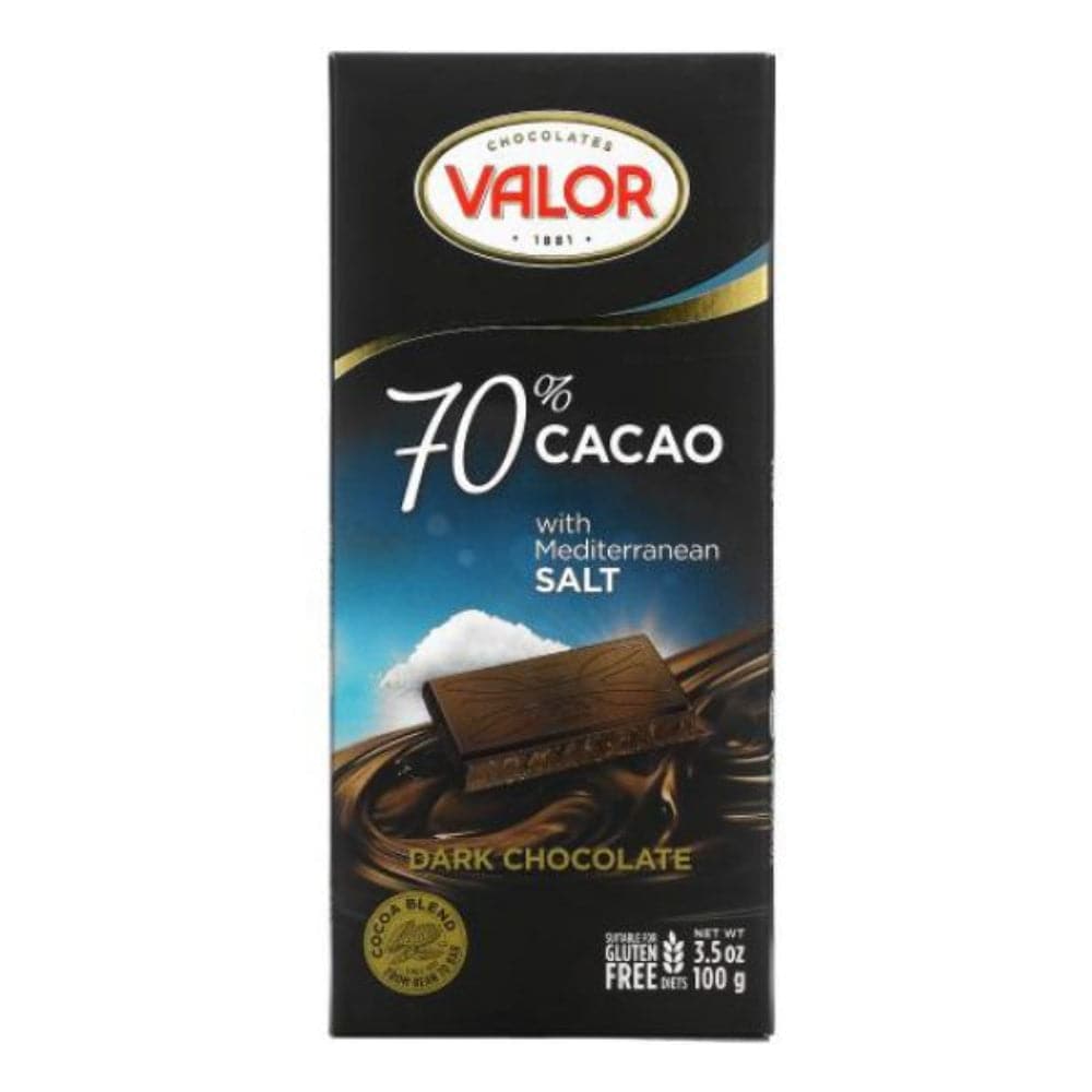 Valor - Dark Chocolate, 70% Cacao with Mediterranean Salt