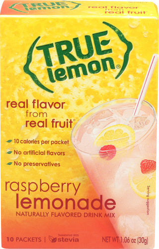 True Citrus Water Enhancer Lemon Raspberry 10CT 1.06 OZ - Pack of 12