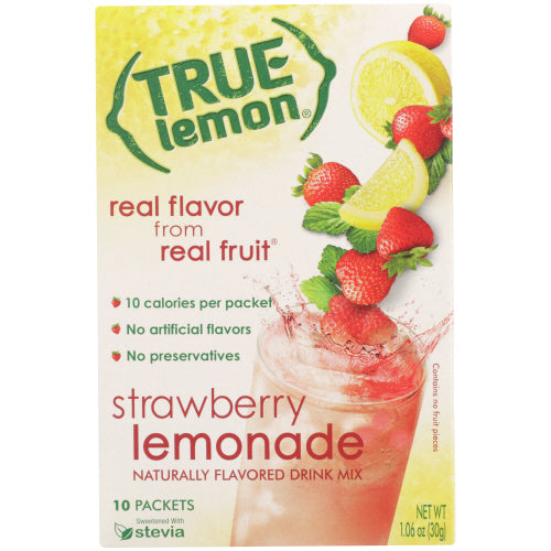 True Citrus Mix Water Strawberry Lemonade SNGL 1.06 OZ - Pack of 12