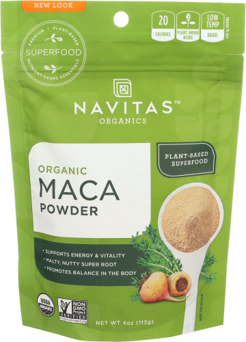 NAVITAS MACA POWDER ORG 4 OZ - Pack of 1