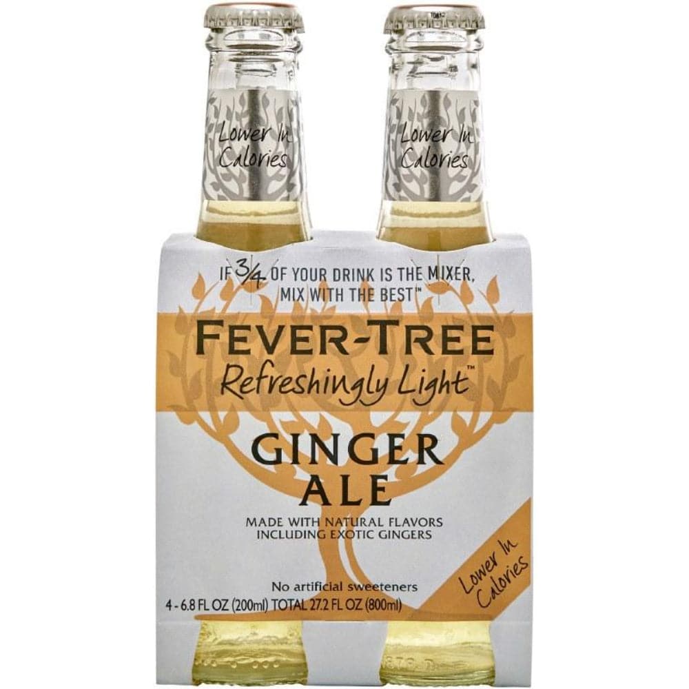 Fever Tree - Soda 4Pk Ginger Ale Light 27.2 Fo - (Pack Of 6)