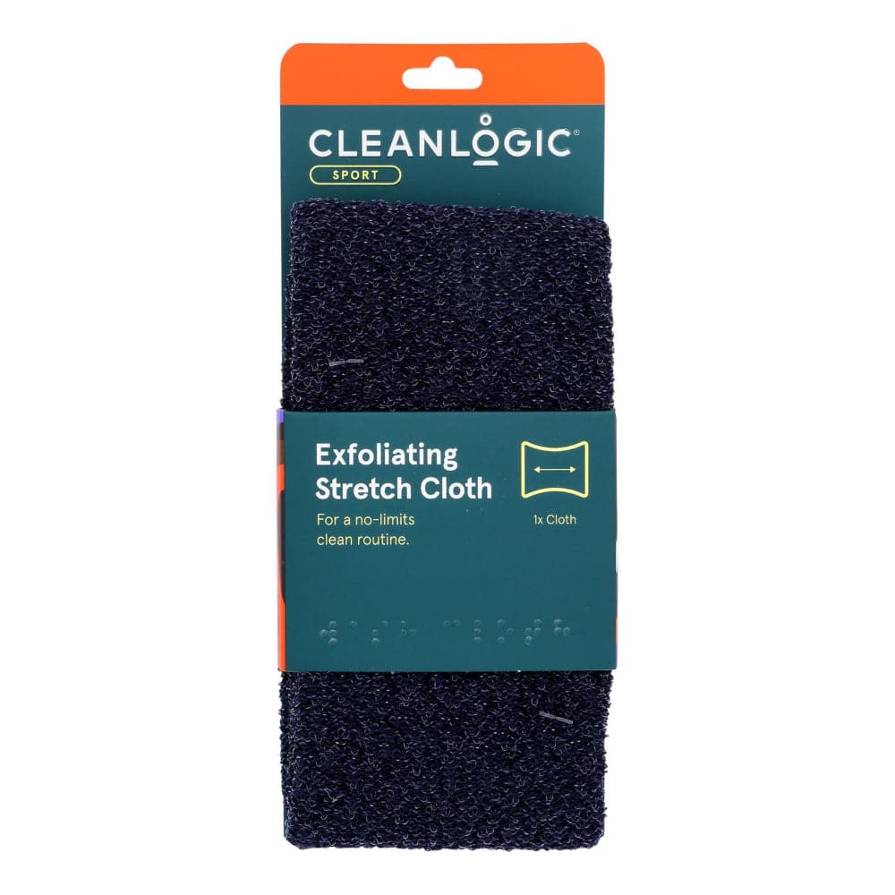 Cleanlogic - Bath and Body Care Men Exfoliating Stretch Cloth, 1 Each