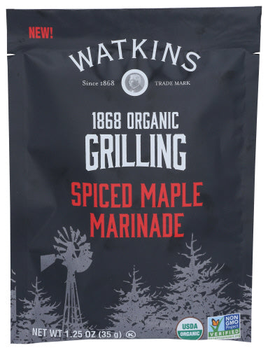 Watkins Marinade Spiced Maple Org 1.25 Oz - Pack Of 12