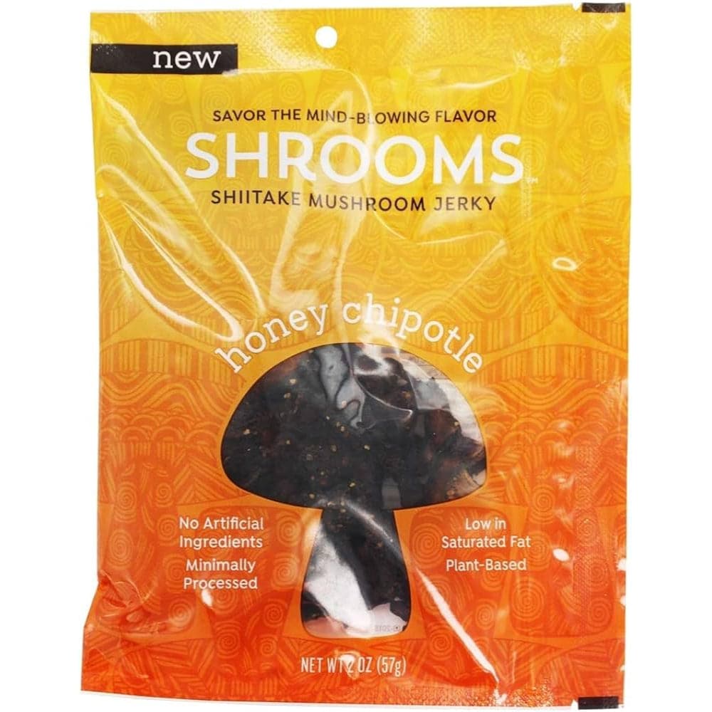 Shrooms - Shiitake Mushroom Jerky Honey Chipotle, 2 oz