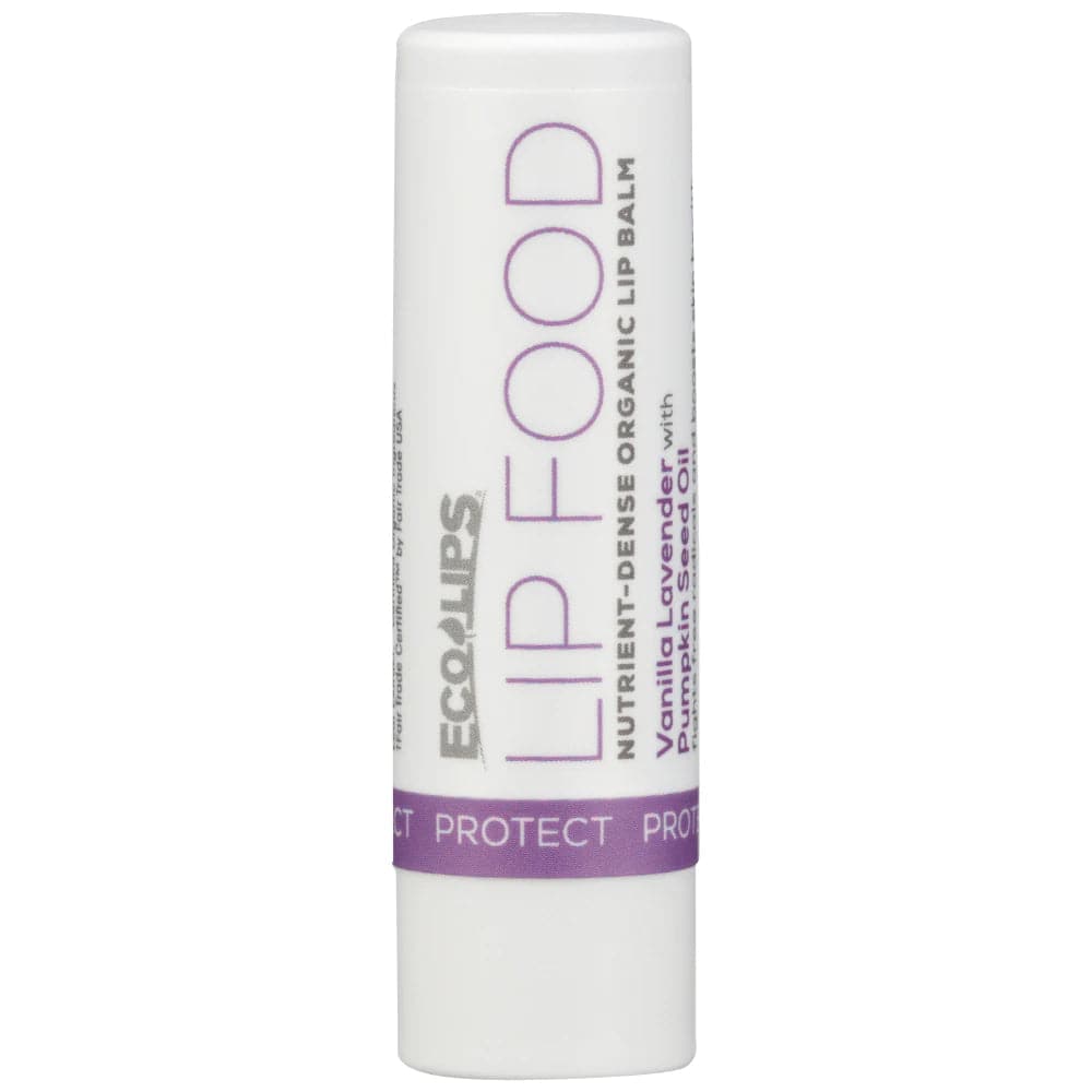 Eco Lips - Lip Food Nutrient-Dense Organic Balm Vanilla Lavender, 0.15 oz