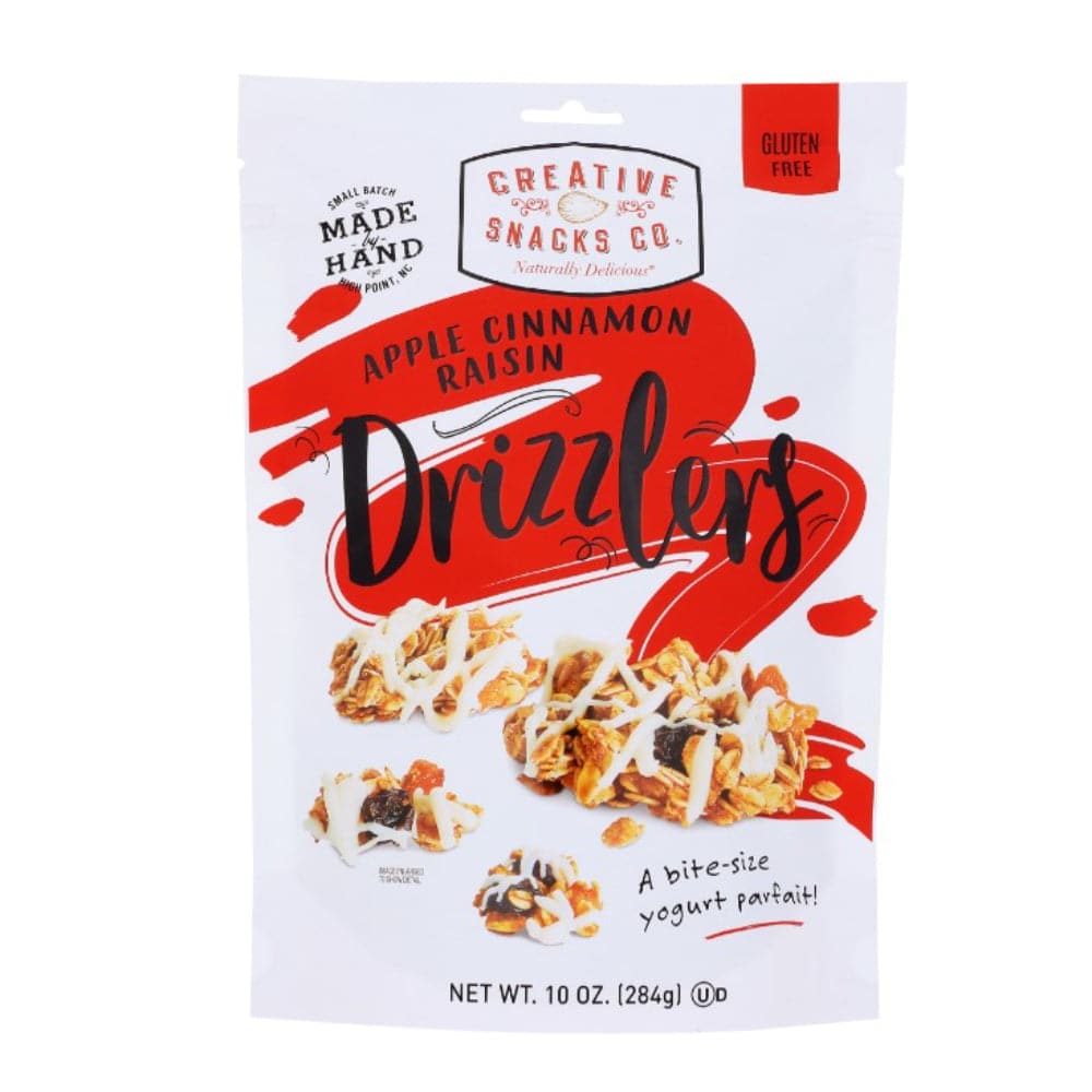 Creative Snacks - Apple Cinnamon Raisin Drizzlers Granola Bite, 10 oz