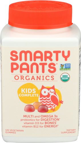 SmartyPants - Organics Kids Complete Energy, 120 Vegetarian Gummies