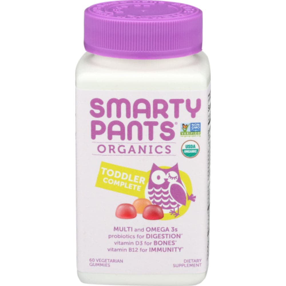 SmartyPants - Organics Toddler Complete Immunity, 60 Vegetarian Gummies