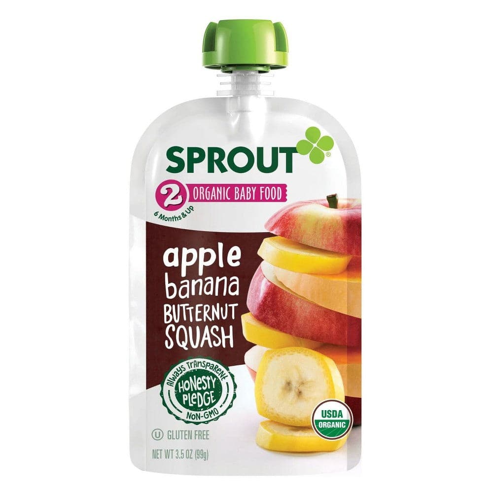 Sprout - Organic Apple Banana Butternut Squash Baby Food