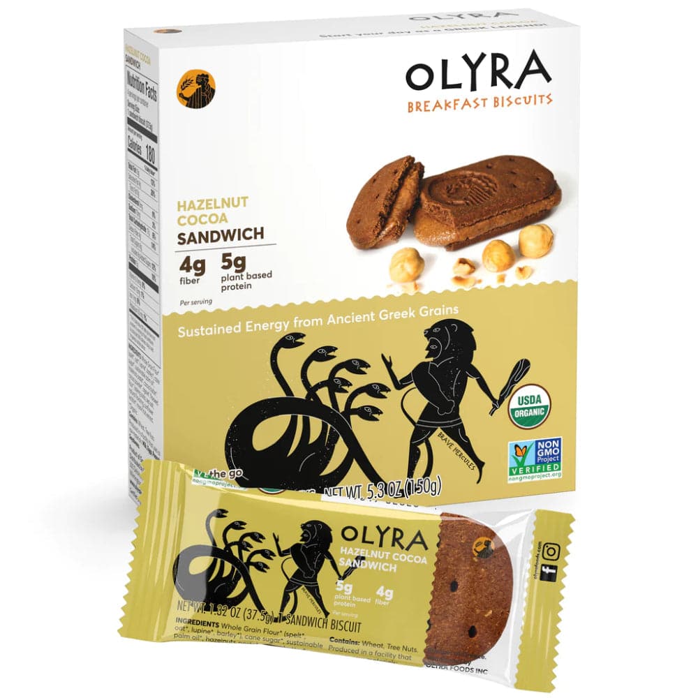 Olyra - Breakfast Sandwich Biscuit Hazelnut Cocoa - 5.3oz