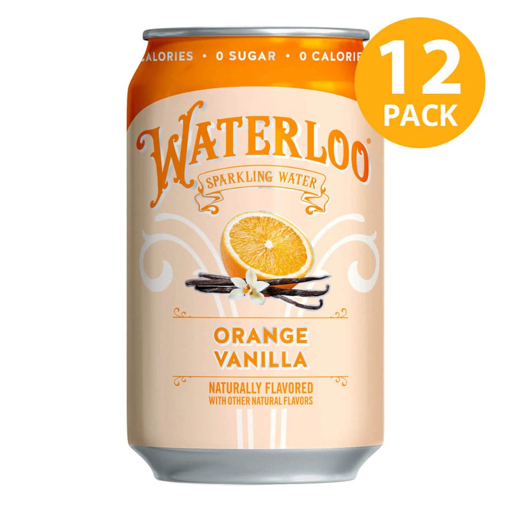 Waterloo - Sparkling Water, Orange Vanilla Naturally Flavored