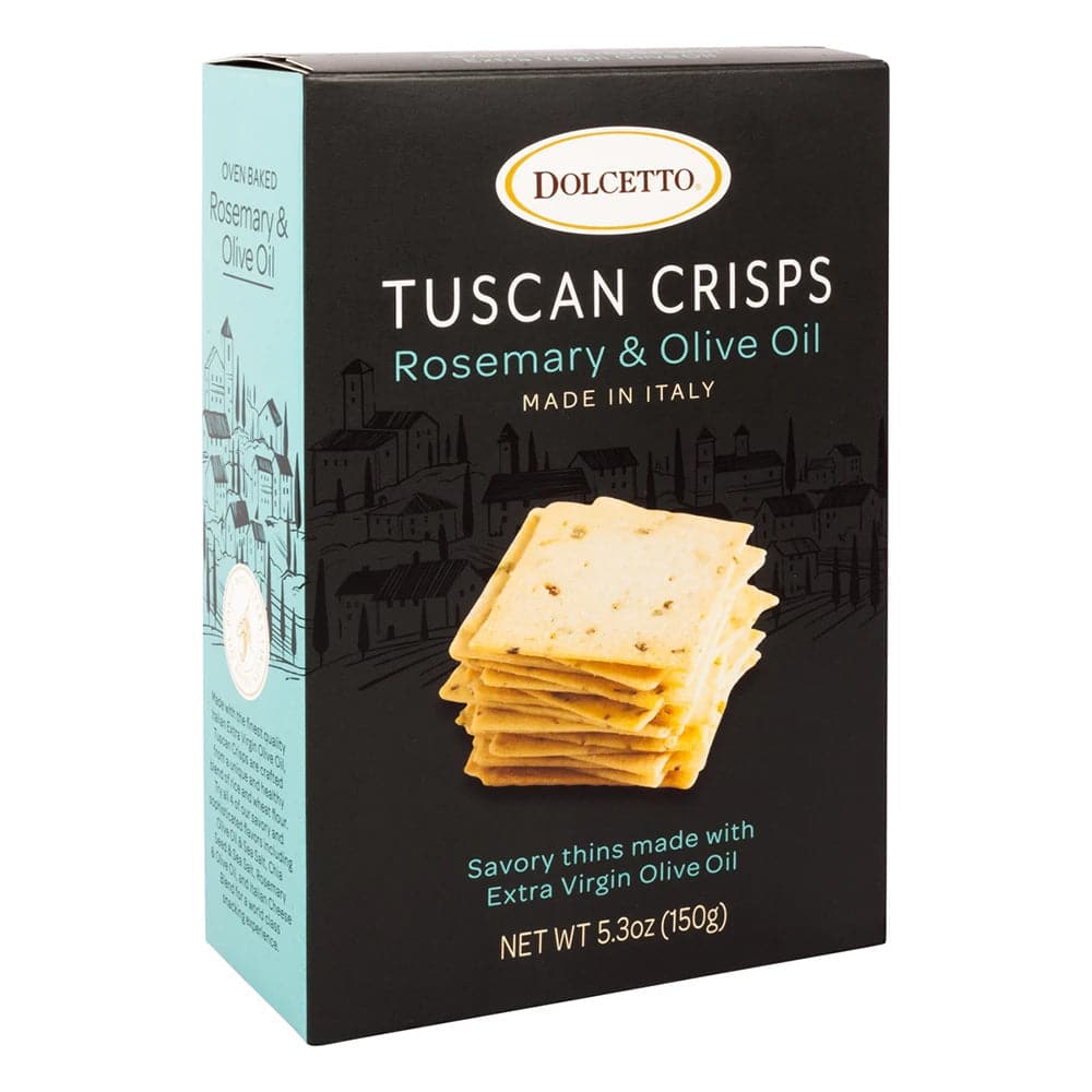 Dolcetto - Rosemary & Olive Oil Tuscan Crisps, 5.3 Oz