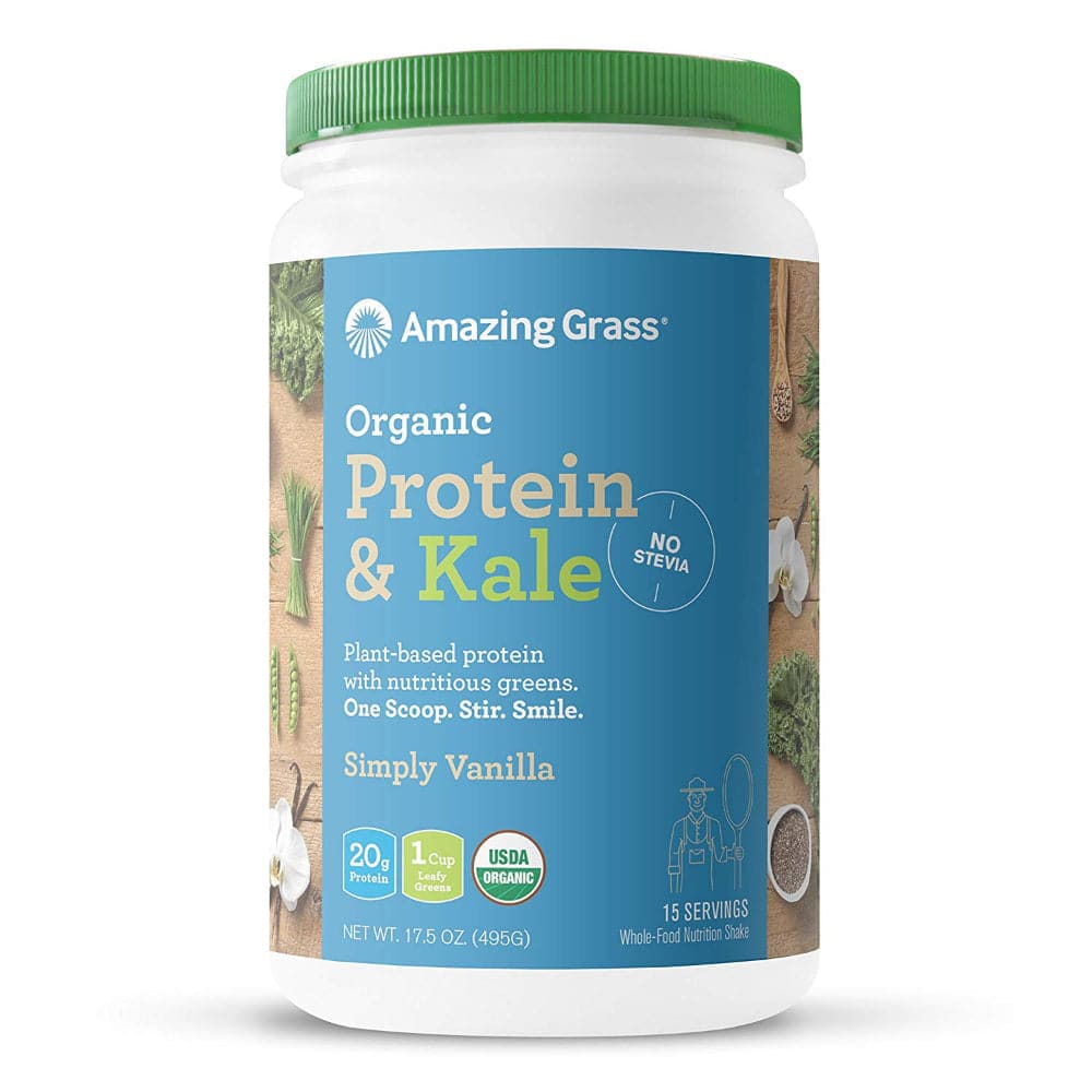 Amazing Grass - Organic Protein & Kale Simply Vanilla, 495g