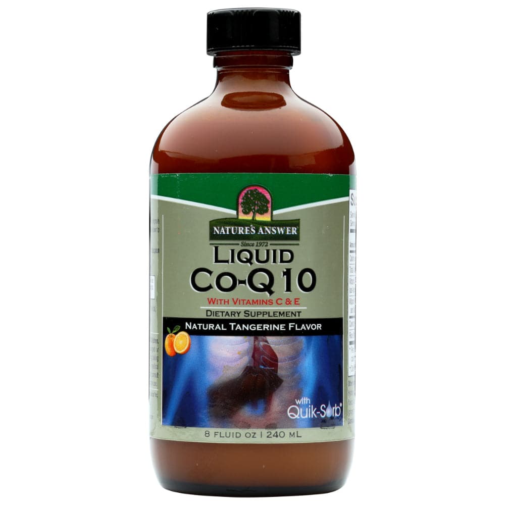 Nature's Answer - Liquid Co-Q10 Natural Tangerine - 8oz