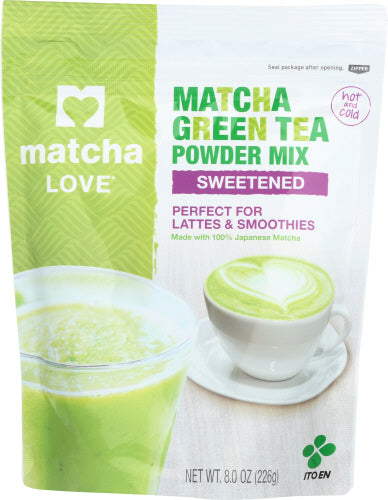 Matcha - Sweetened Green Matcha Tea Mix, 8 oz - Pack of 6