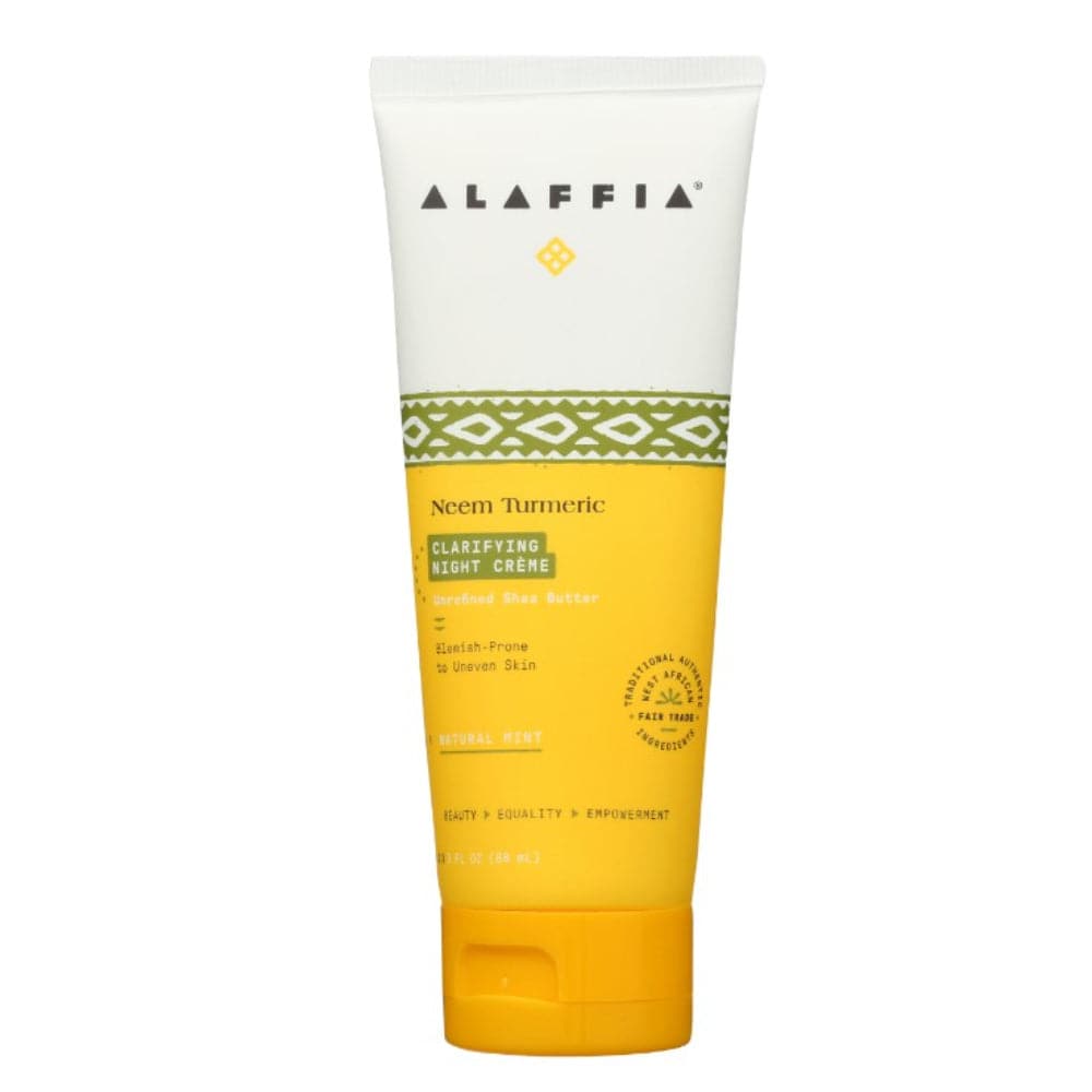 Alaffia - Neem Turmeric Night Cream, 3 Oz