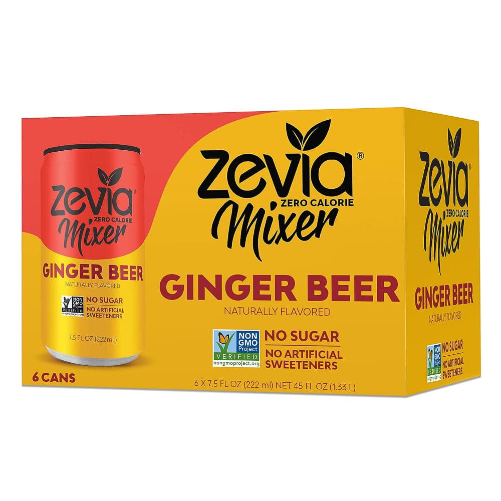 Zevia - Zero Calorie Mixer Ginger Beer 6pk 45 OZ - (Pack of 4)