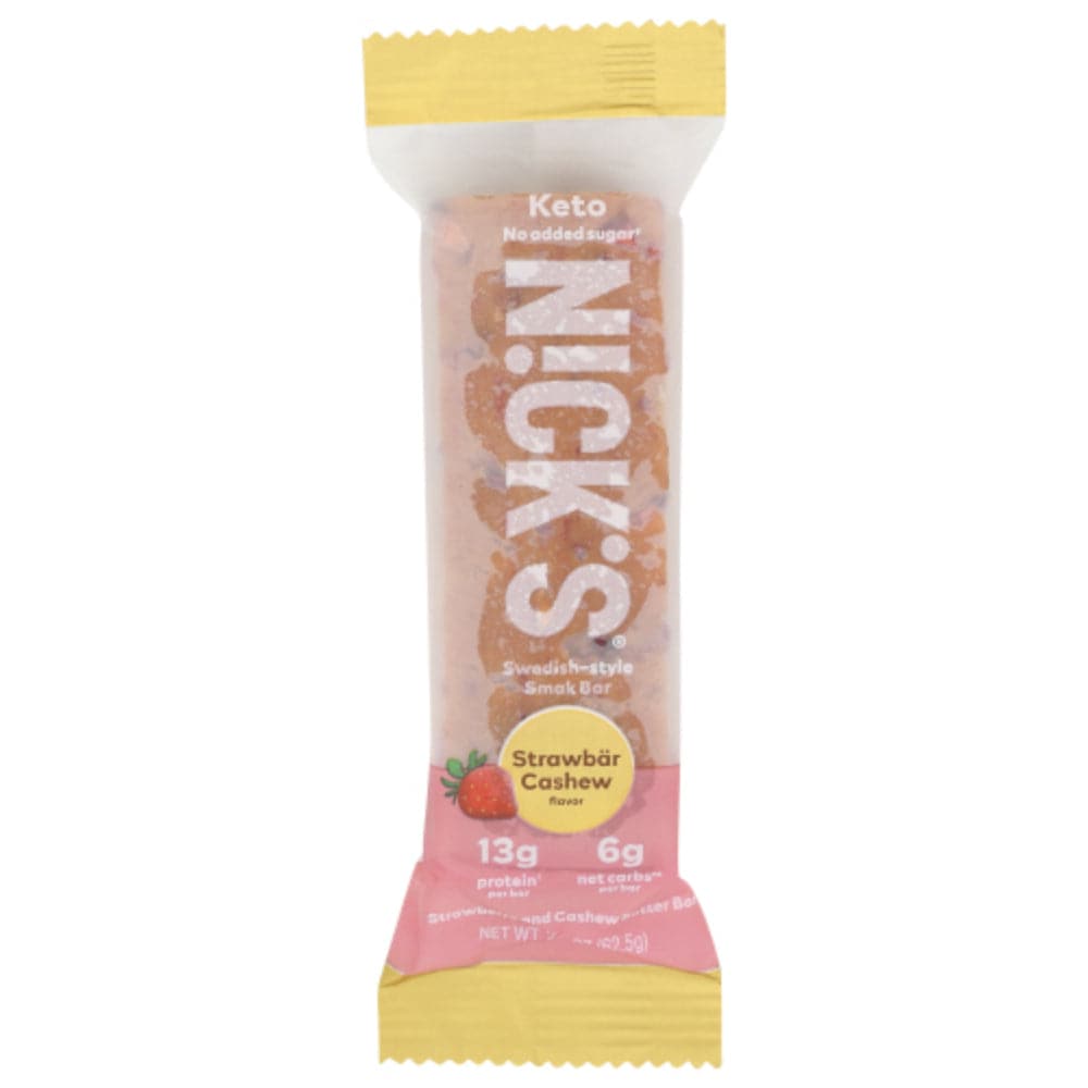 NICKS - SMAK BAR STRAWBAR CASHEW 8PK 2.2 OZ - (Pack of 8)