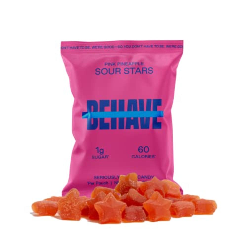 Behave - Sour Gummy Stars, 50 Gm - Pack of 6