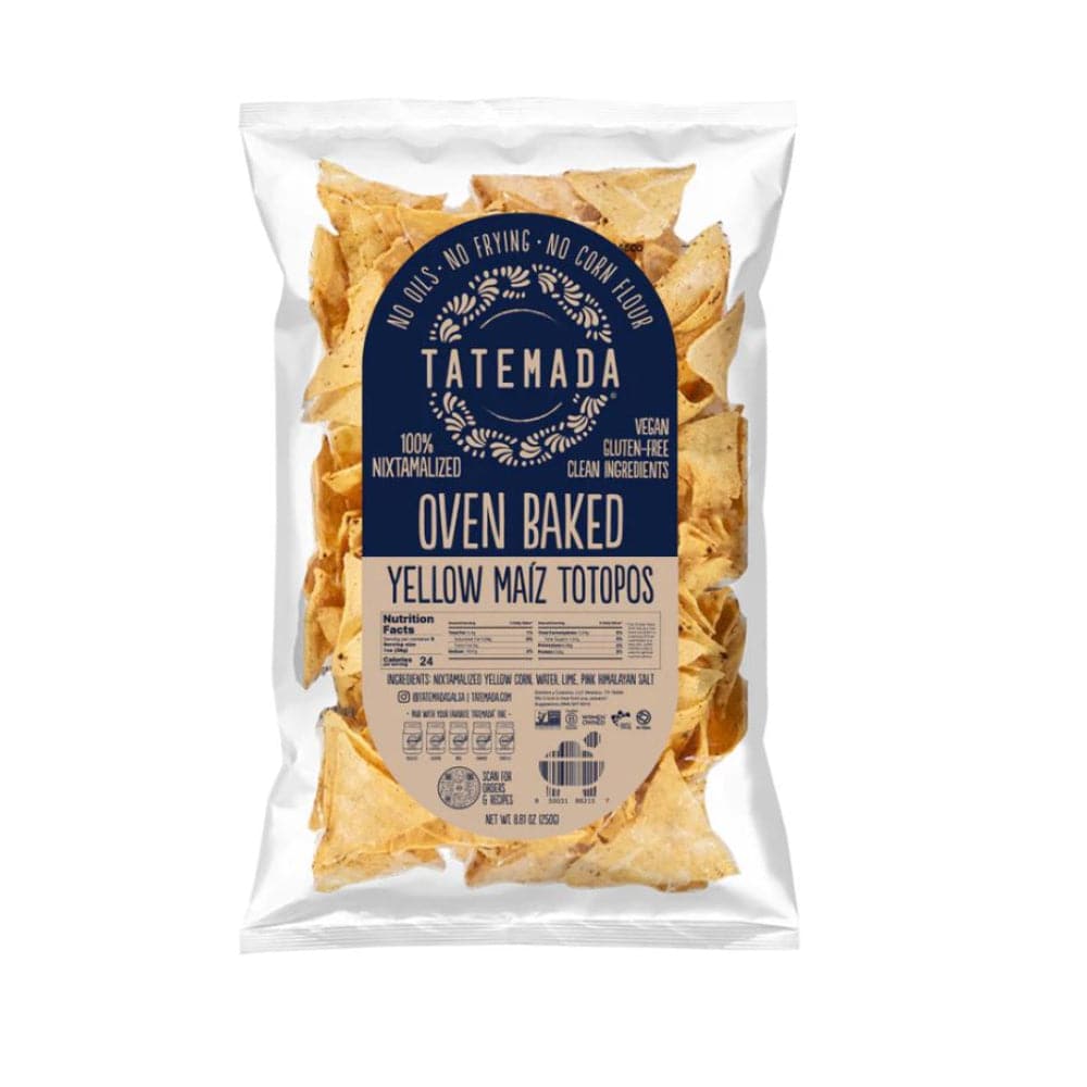 Tatemada - Oven Baked Yellow Maiz Corn Totopos