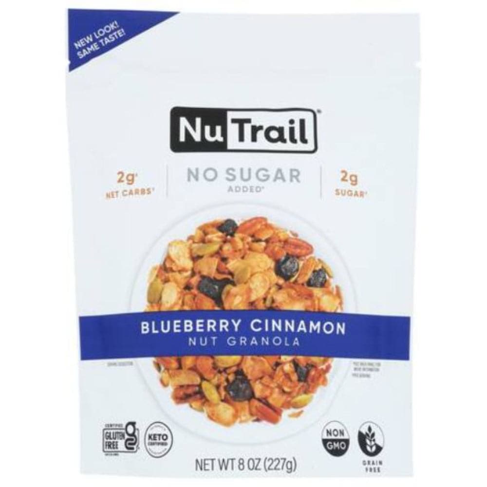 NuTrail - Nut Granola Blueberry Cinnamon No Sugar - 8oz