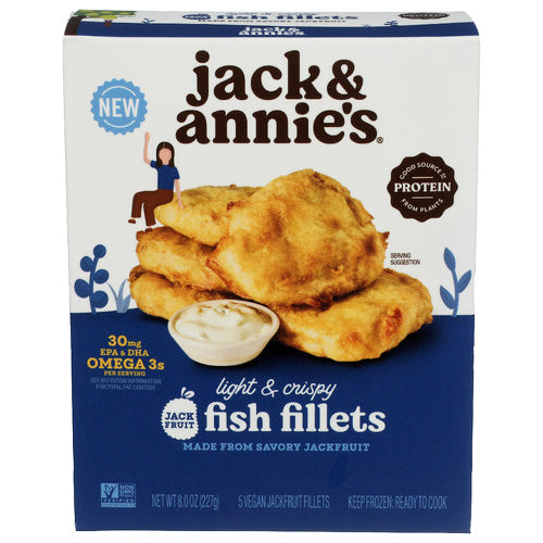 Jack & Annie's - Light & Crispy Fish Fillets, 8oz