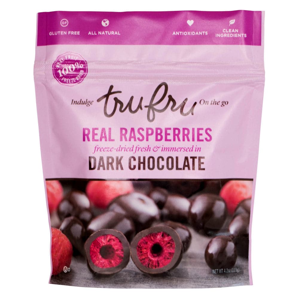 Tru Fru - On The Go Nature's Raspberries Dark Chocolat