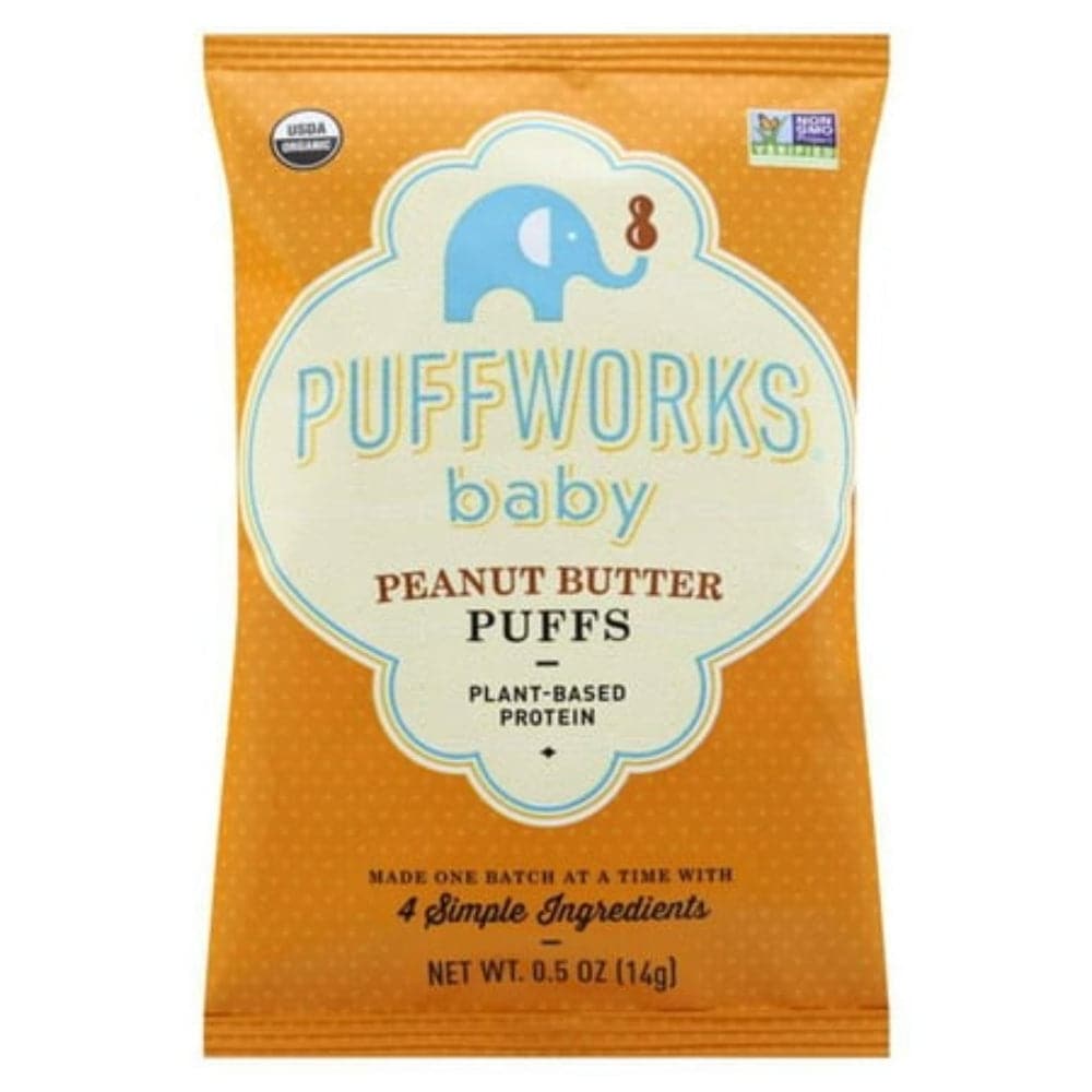 PUFFWORKS - Organic Peanut Butter Puffs - 0.5oz