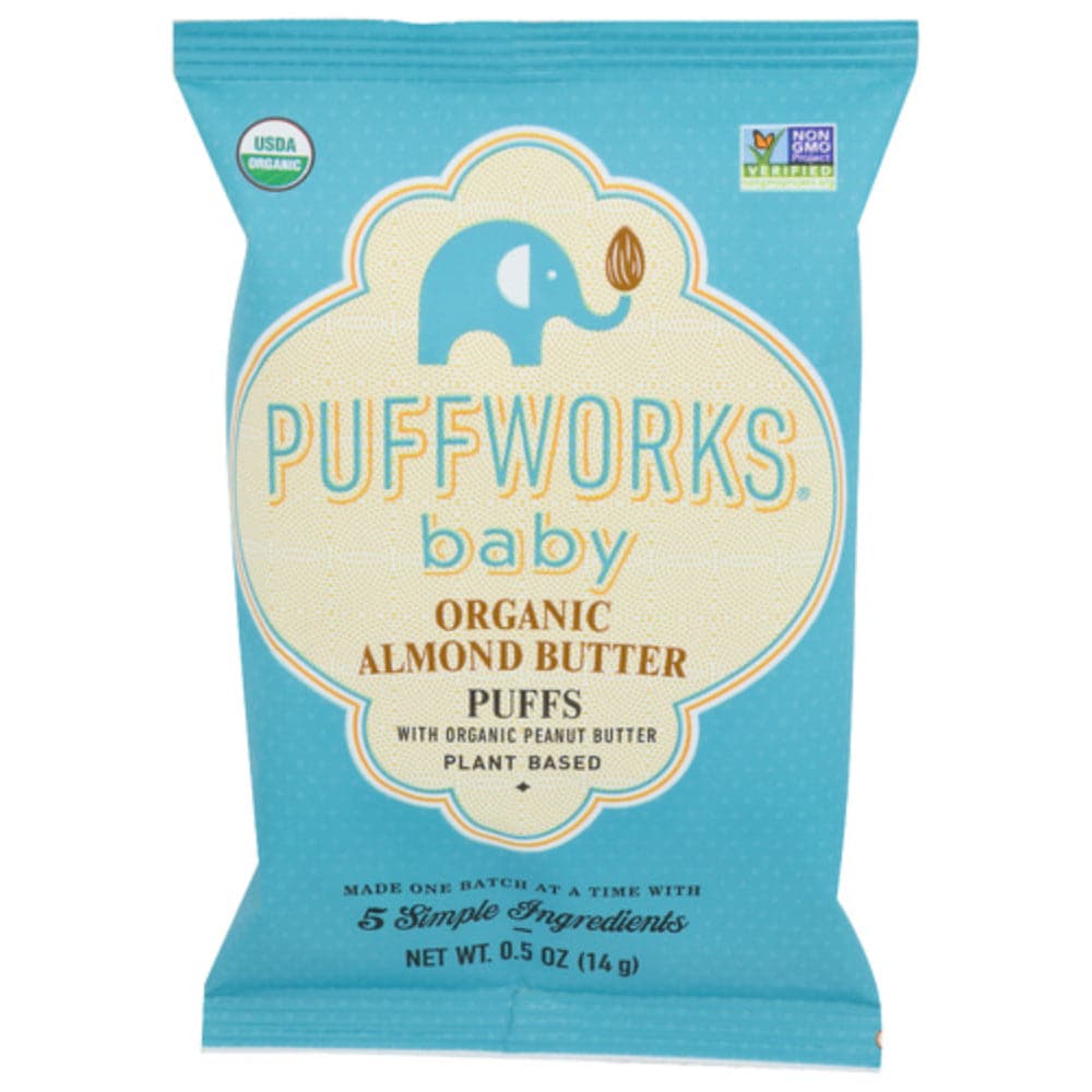 PUFFWORKS - Organic Almond Butter Puffs - 0.5oz