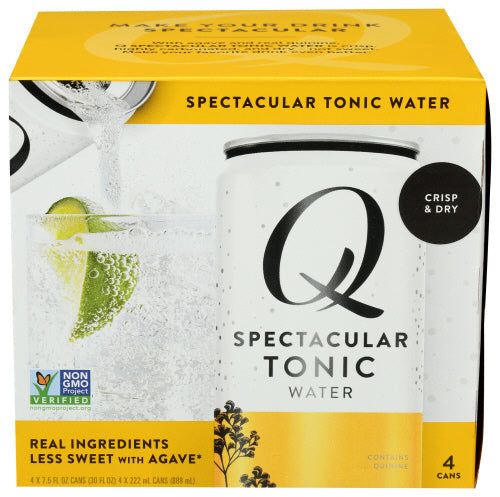 Q Tonic - Tonic Water 4pk 30 Fo - Pack Of 6