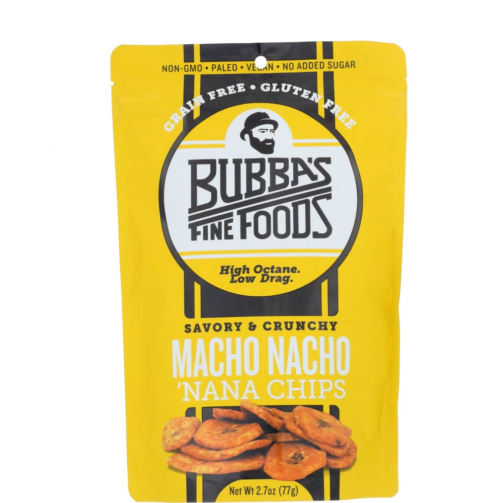 Bubba's Fine Foods - Savory & Crunchy Macho Nacho 'Nana Chips, 2.7 Oz