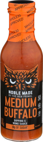 The New Primal - Noble Made Buffalo Medium Sauce 12 Fo - Pack Of 6