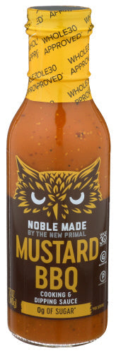 The New Primal - Noble Made BBQ Mustard Sauce 12 Fo - Pack Of 6