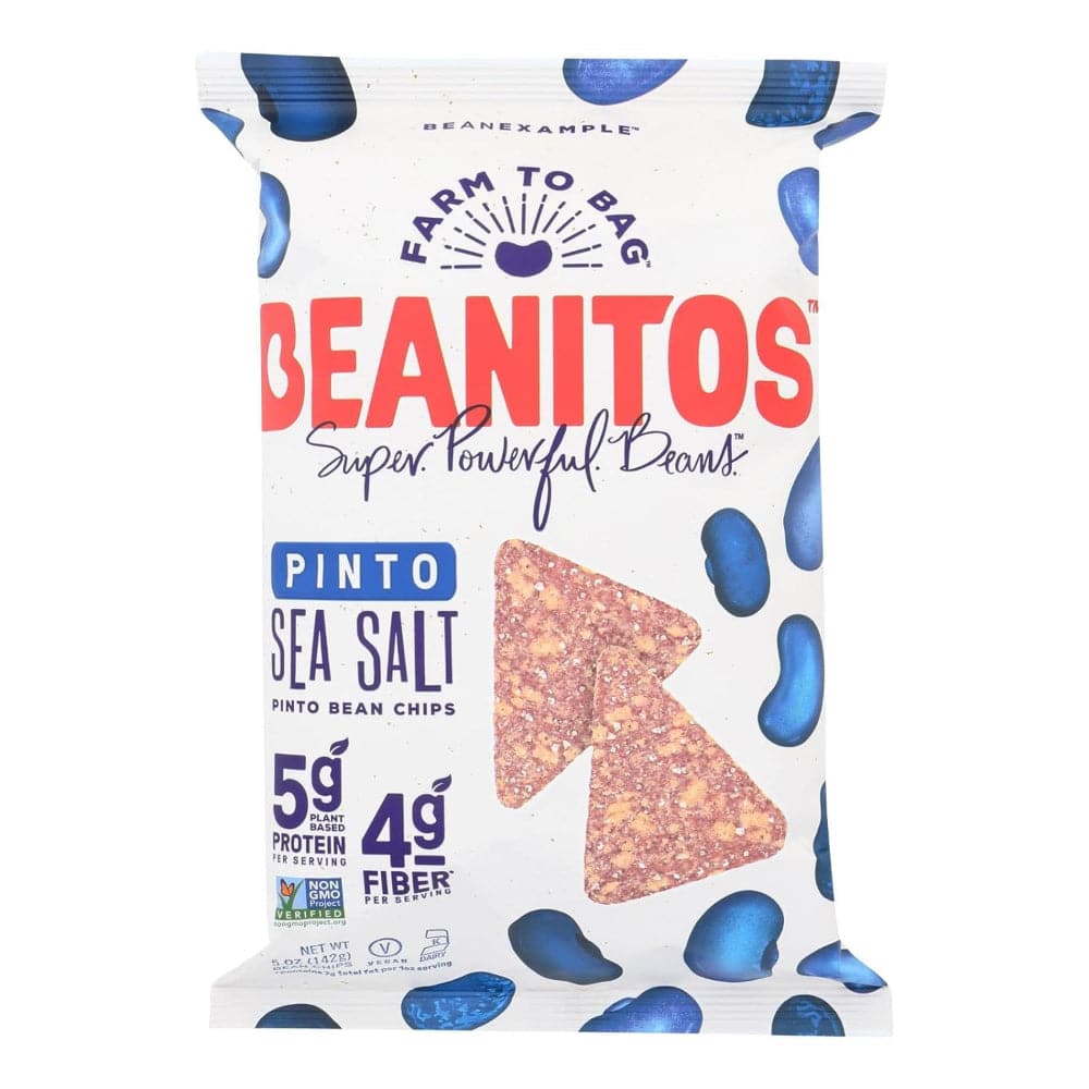 Beanitos - Pinto Bean Chips Sea Salt, 5 oz - Pack of 6