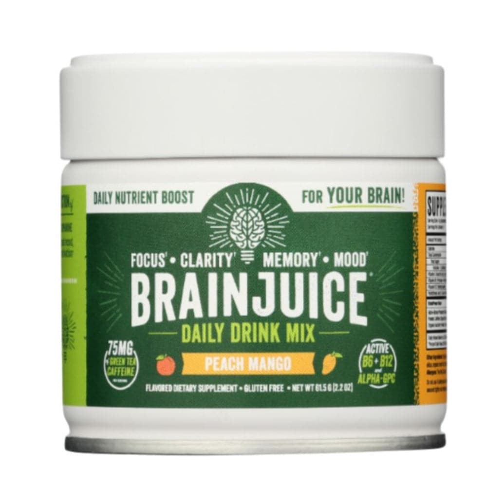 Brain Juice - Peach Mango Powder Original, 2.2 oz