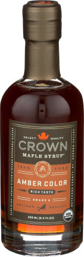 Crown Maple - Syrup Maple Amber Color, 8.5 Floz (Pack Of 8)