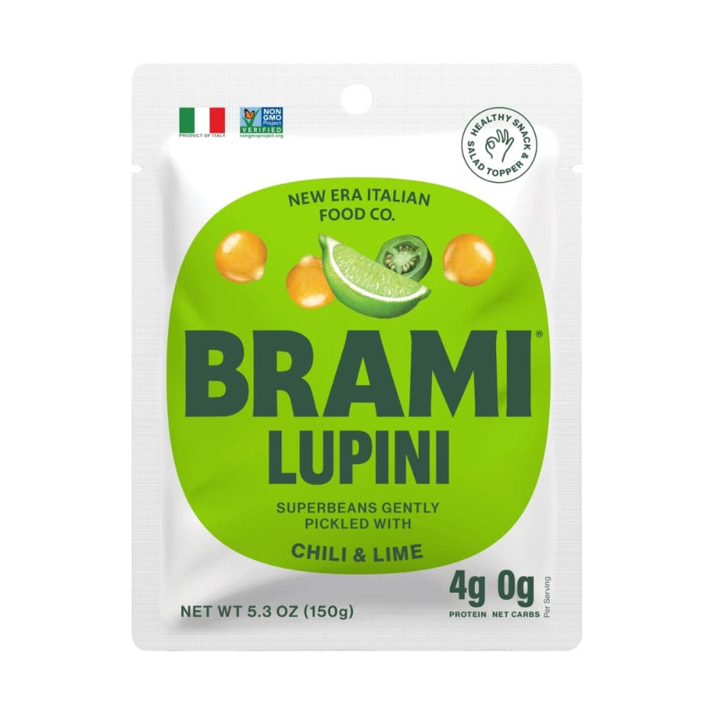 Brami Lupini - Chili & Lime Beans Snack, 5.3 oz