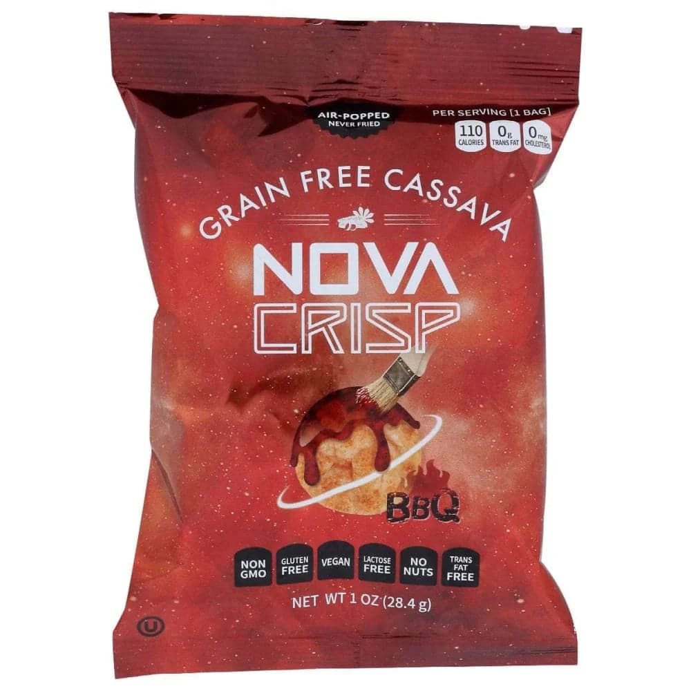 Novacrisp - Chips Cassava Bbq - 1oz