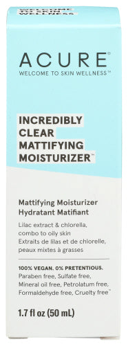 Acure - Moisturizer Mattifying, 1.7 Fo - Pack of 1