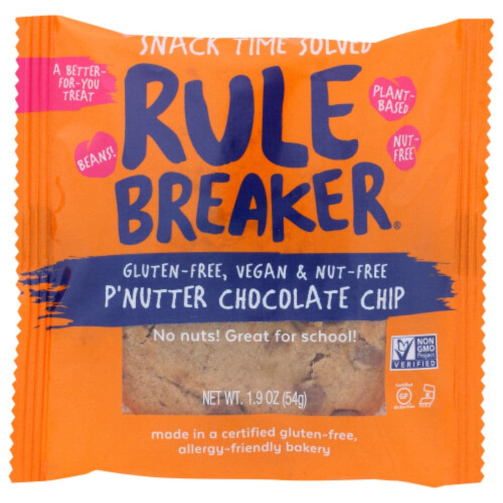 Rule Breaker - P'nutter Chocolate Chip Brownie, 1.9 oz