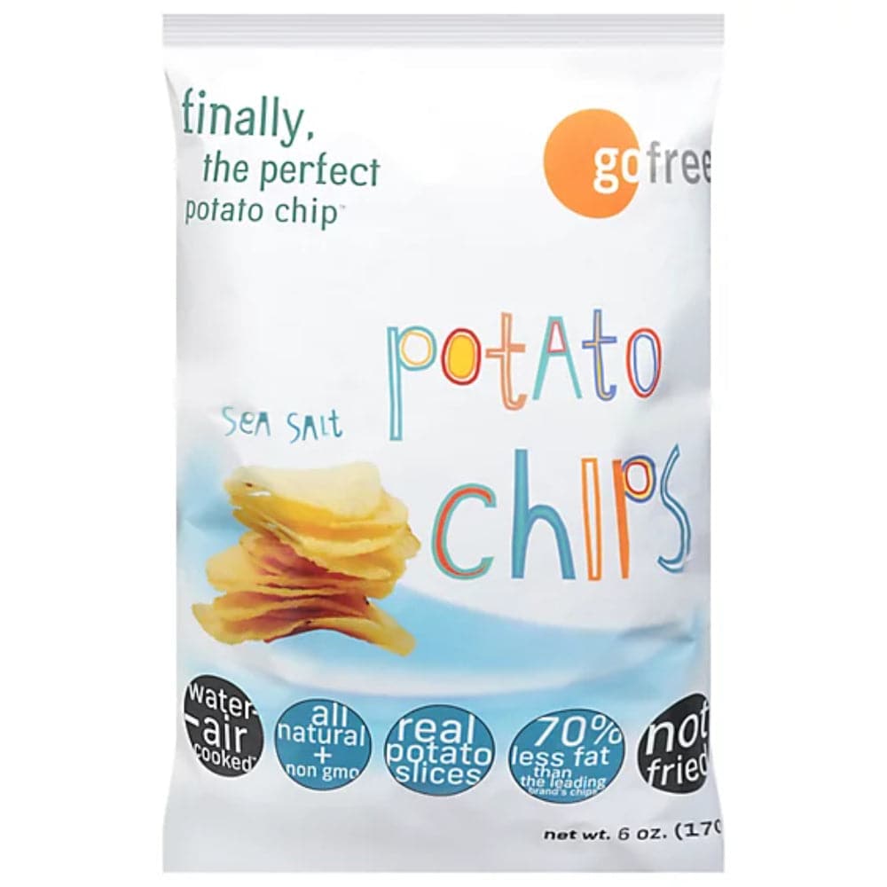 Go Free - Sea Salt Potato Chips 6 OZ - (Pack of 6)