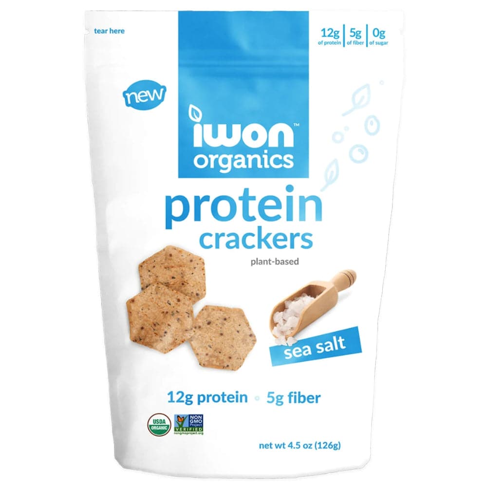 I Won Nutrition - Organic Sea Salt Protein Crackers