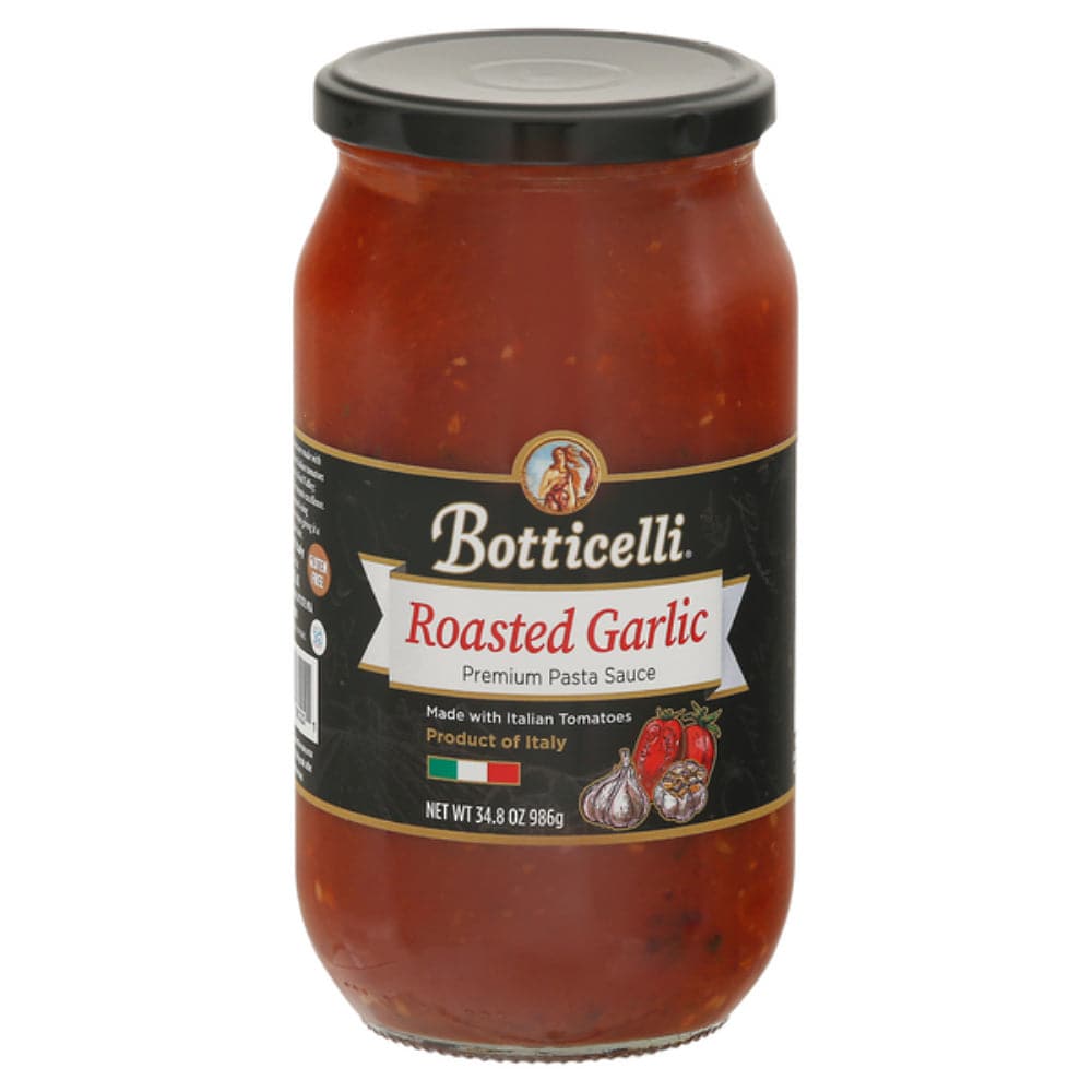 Botticelli Foods LLC - Premium Pasta Sauce Roasted Garlic, 24 oz - Pack of 6