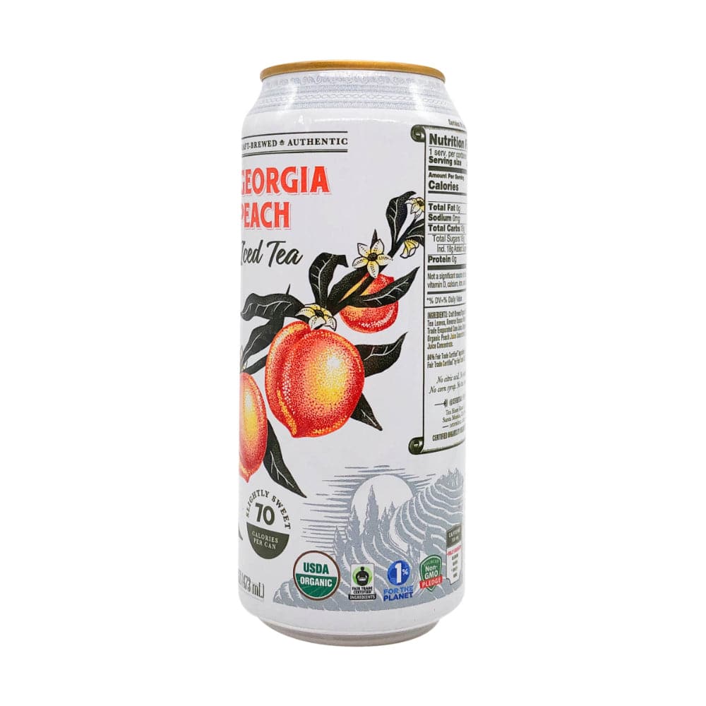 Seven Teas - Organic Georgia Peach Iced Tea 16 Fo - (Pack of 12)