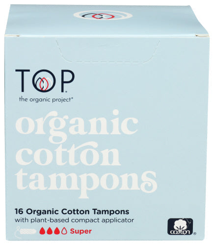 Top The Organic Project - Cotton Tampon Compact Super