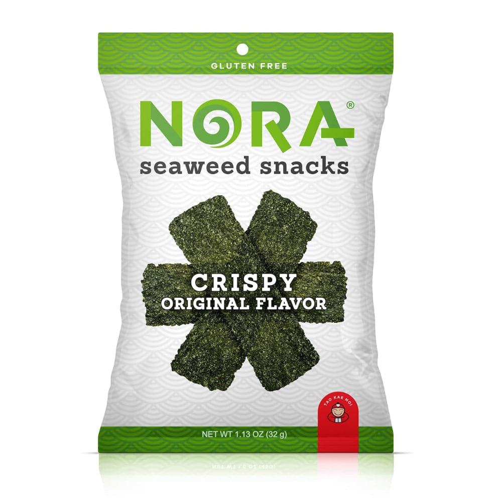 Nora Snacks - Seaweed Crispy Original 1.13 OZ - (Pack of 12)