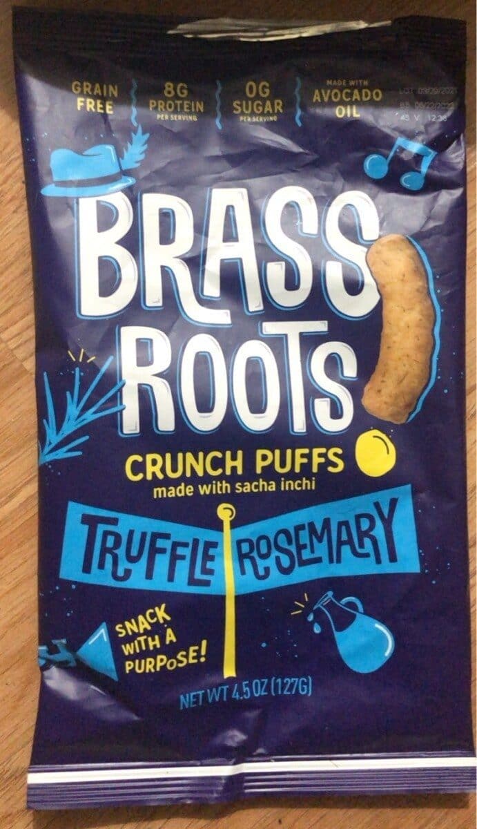 Brass Roots - Crunch Puffs Truffle Rosemary, 4.5 oz - Pack of 6