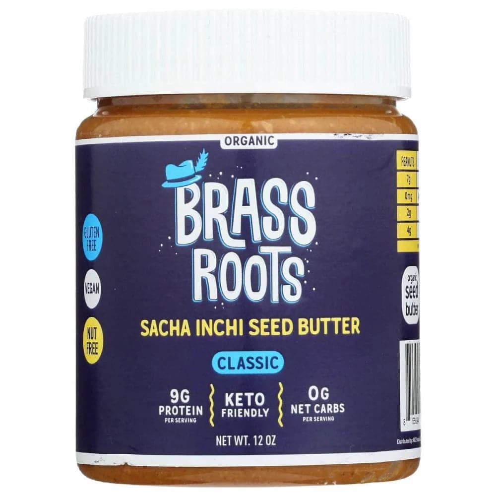 Brass Roots - Classic Sacha Inchi Seed Butter, 12 oz